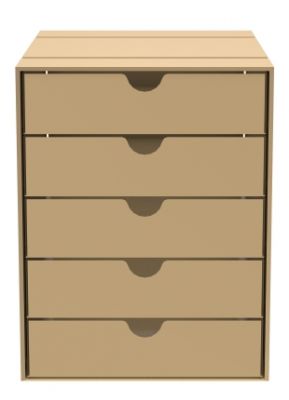 USM Haller Inos box set C4 with 5 closed trays Home Office Beige